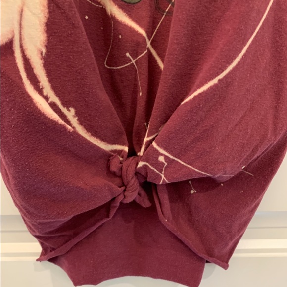 Tx college crop top cutoff shirt - Picture 4 of 7